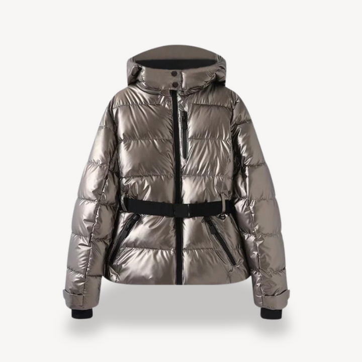 Women’s Down Puffer Jacket Belted | Loravelle