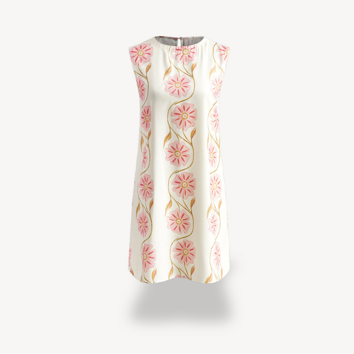 Women's Floral Print Sleeveless Dress | Loravelle