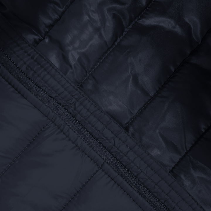 Men's Puffer Jacket with Stand Collar | Loravelle