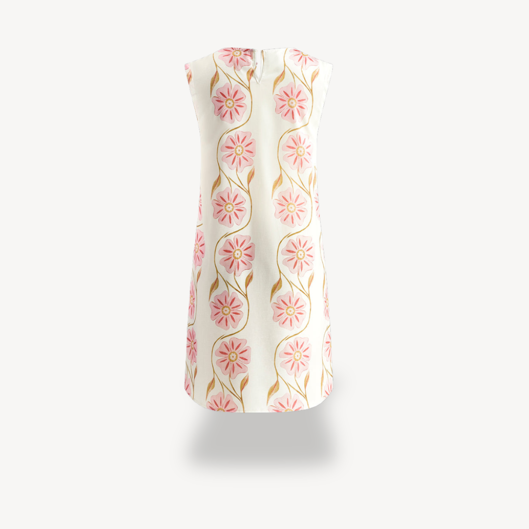 Women's Floral Print Sleeveless Dress | Loravelle