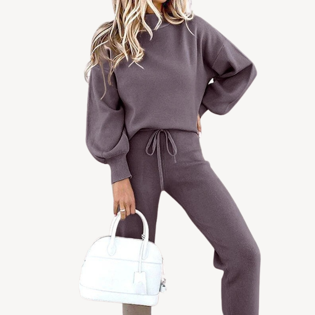 Women's Knit Sweater Loungewear Set | Loravelle