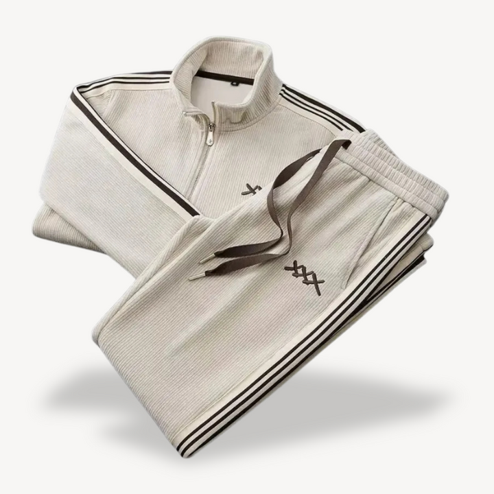 Men's Athletic Striped Tracksuit | Loravelle