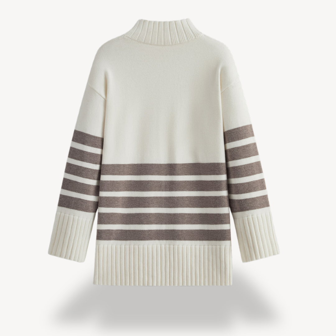 Striped Knit Sweater for Women | Loravelle