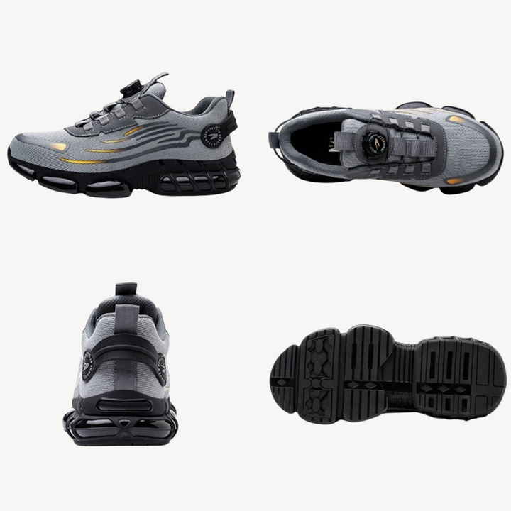 Men's Steel Toe Orthopedic Work Trainers Mesh Safety Shoes | Loravelle