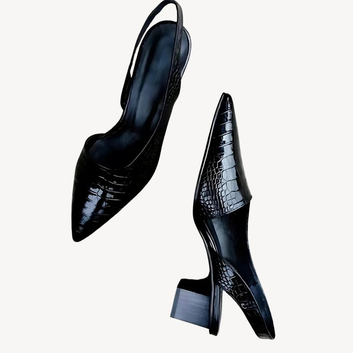Orthopedic Women's Crocodile Pumps | Loravelle