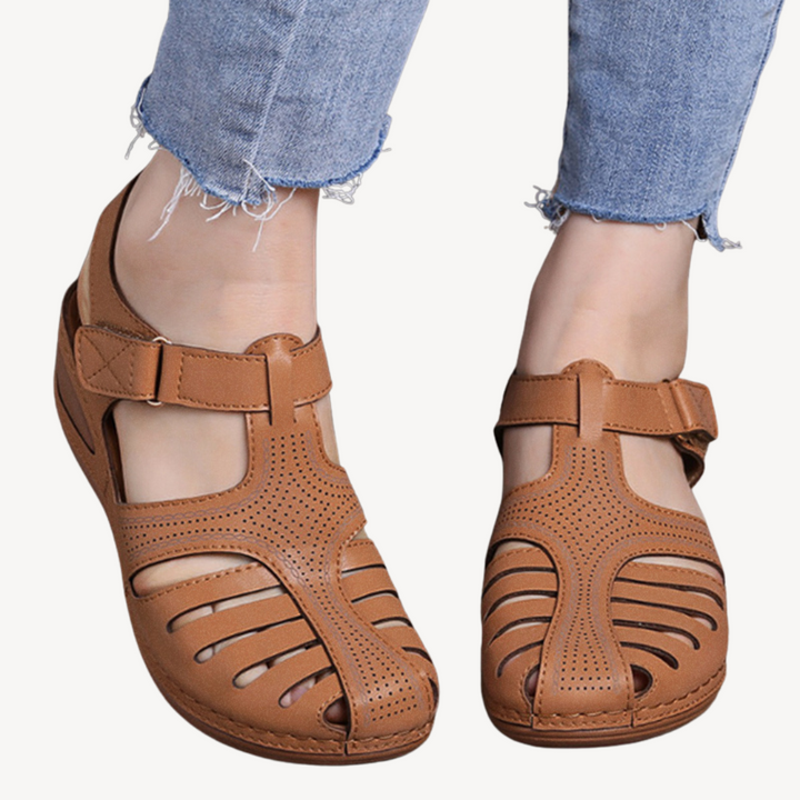 Women’s Leather Orthopedic Sandals | Loravelle