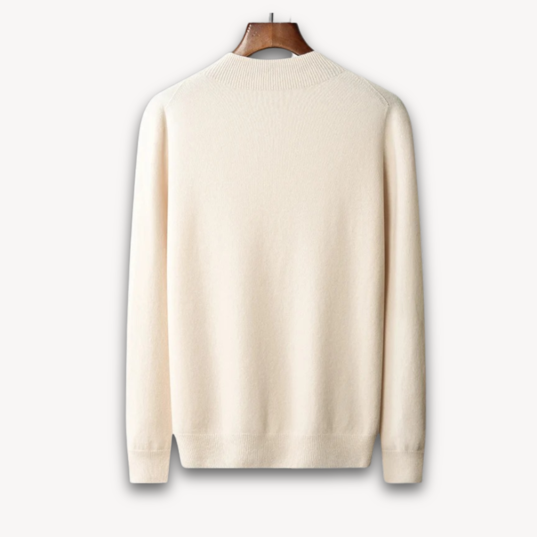 Loravelle | Men's Wool Cashmere Crew Neck Sweater – Adult Casual Knitwear