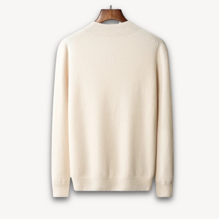 Loravelle | Men's Wool Cashmere Crew Neck Sweater – Adult Casual Knitwear