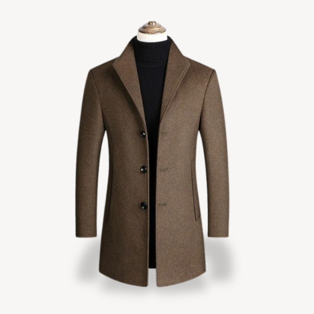 Single Breasted Trench Coat Men | Loravelle