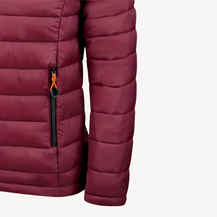 Polyester Hooded Puffer Jacket Men | Loravelle
