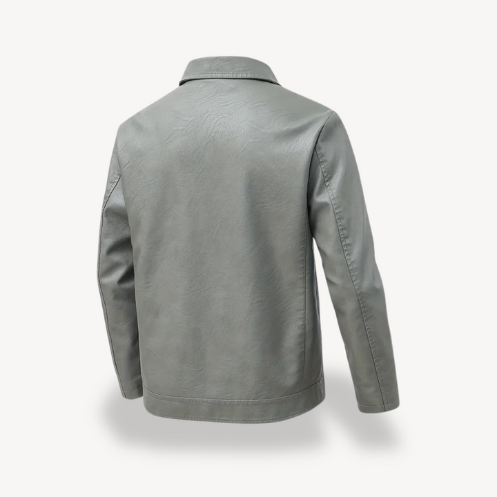 Men's Faux Leather Jacket | Loravelle