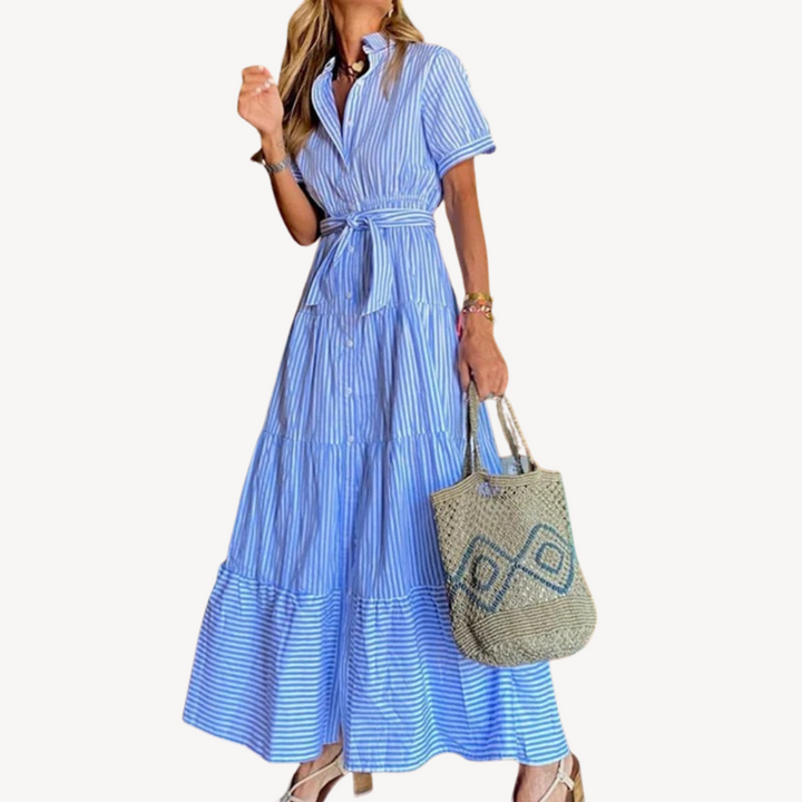 Striped Maxi Dress Women | Loravelle