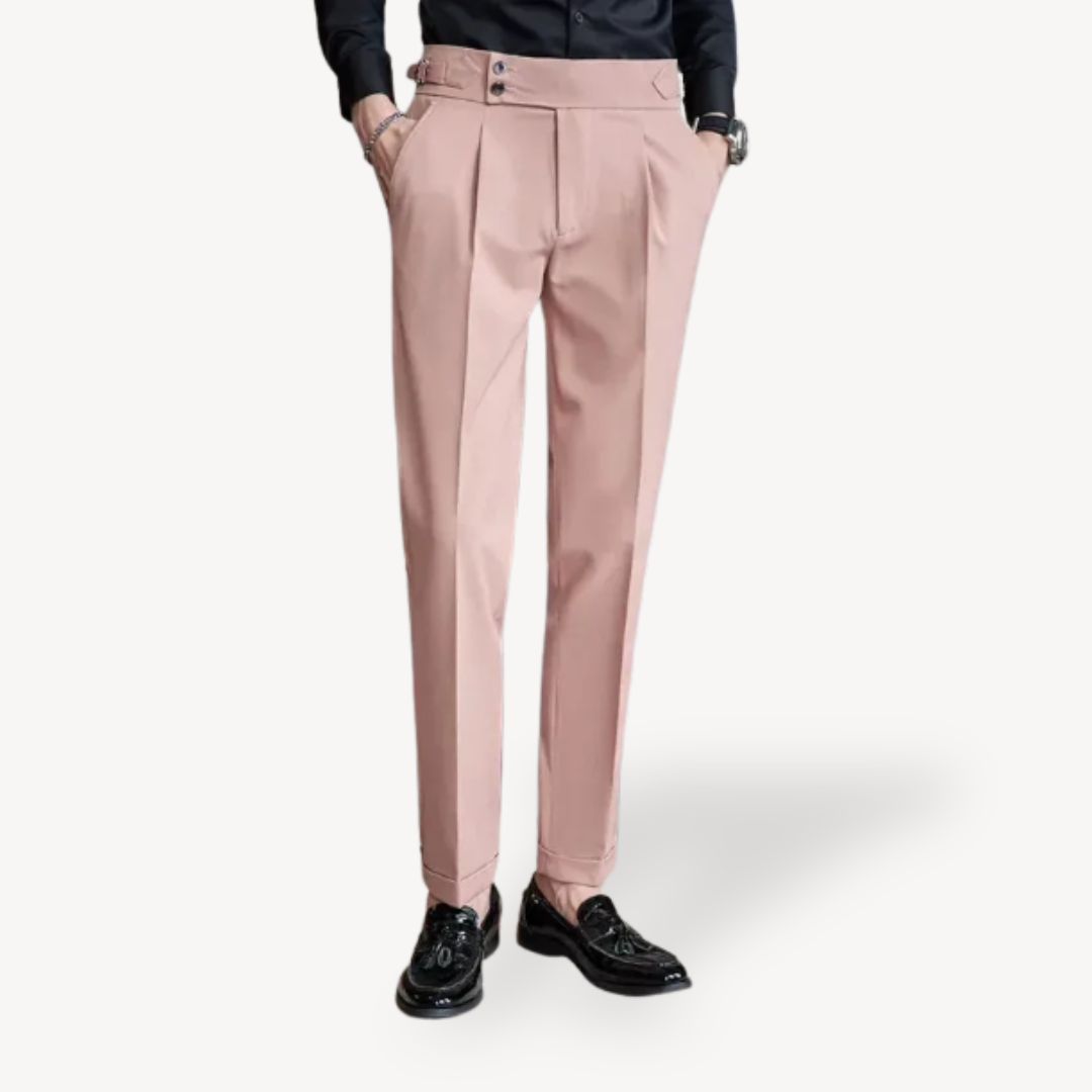 Men's Pleated Dress Trouser Pants