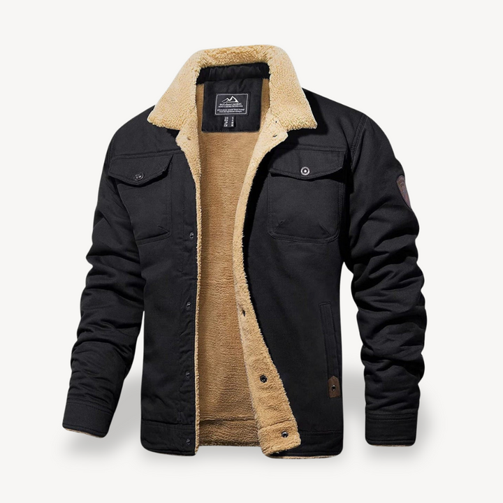 Men’s Sherpa Lined Winter Jacket | Loravelle