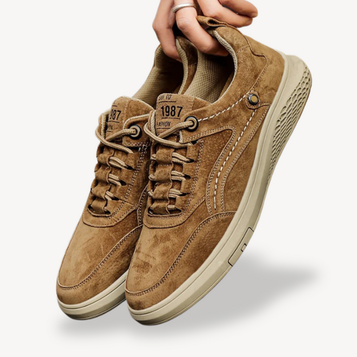 Orthopedic Suede Casual Shoes Men | Loravelle