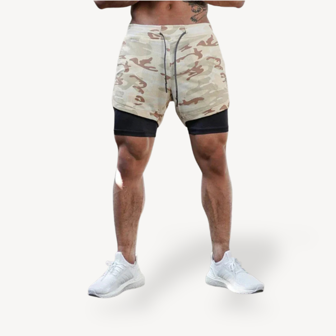 Men's 2-in-1 Gym Shorts | Loravelle