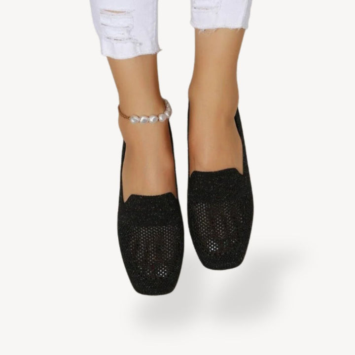 Women's Knitted Orthopedic Slip On Loafers | Loravelle