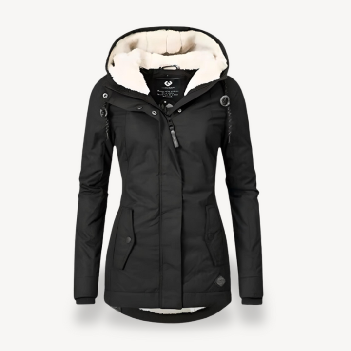 Women's Waterproof Winter Jacket with Hood | Loravelle