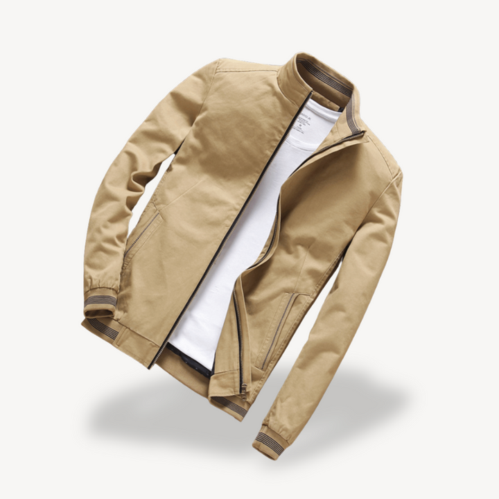 Men's Bomber Jacket Lightweight Zip Casual | Loravelle