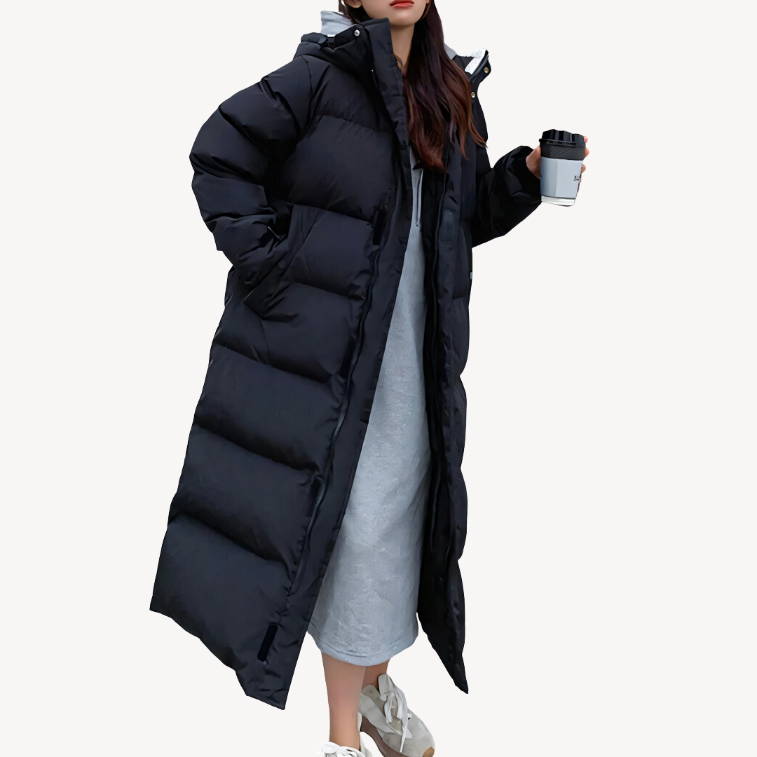 Puffer Coat with Hood for Women | Loravelle