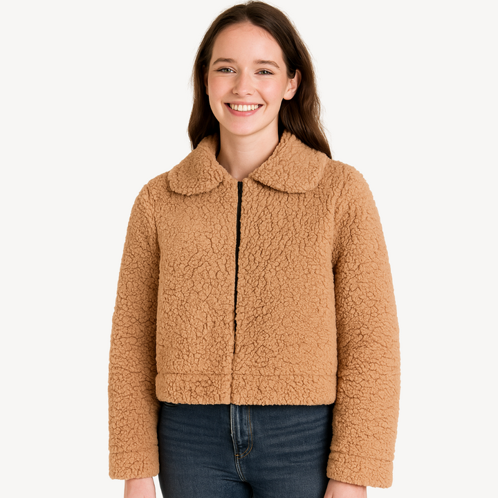 Fleece Zip-Up Jacket for Women | Loravelle