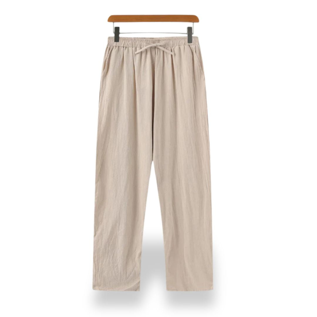Men's Linen Shirt Outfit Pants Set | Loravelle