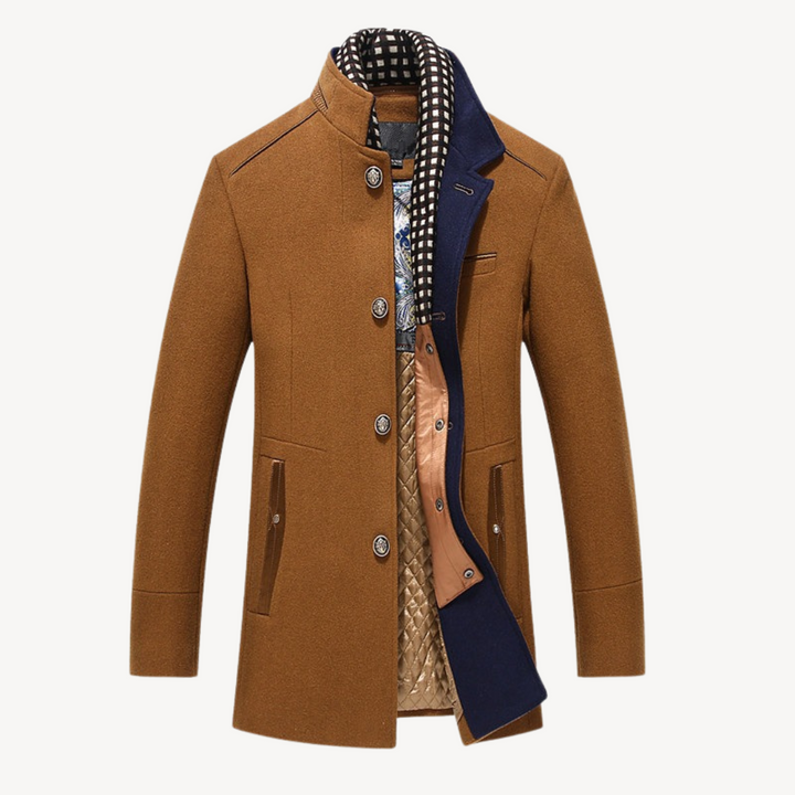 Wool Blend Casual Coat Men | Loravelle