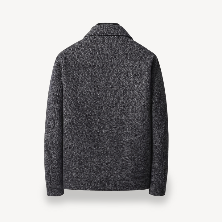Men's Woven Wool Blend Jacket | Loravelle