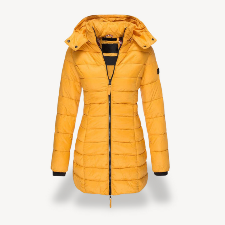 Women's Puffer Jacket with Hood | Loravelle