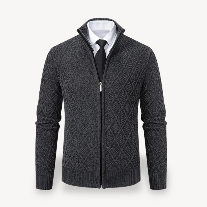 Full-Zip Cardigan Sweater Men | Loravelle