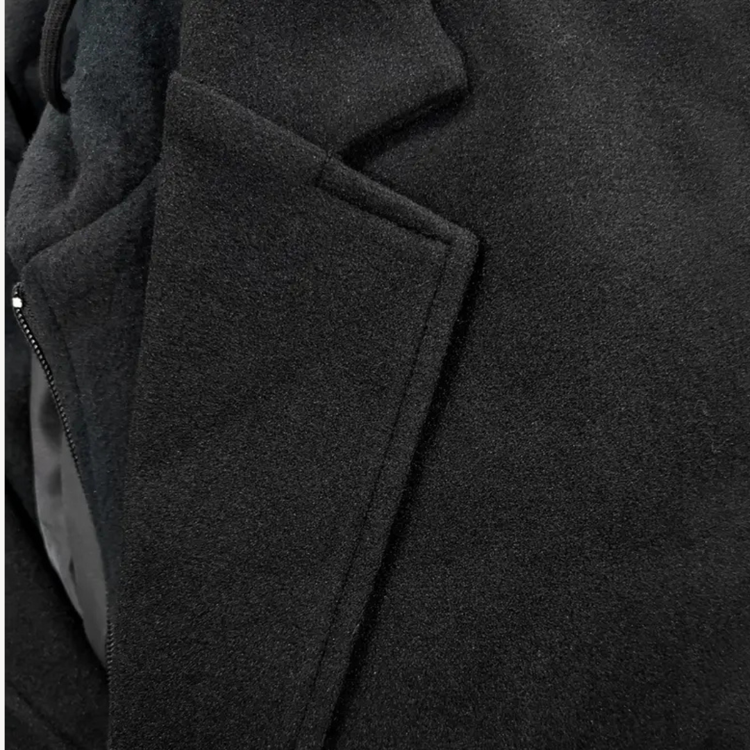 Modern Hooded Overcoat for Men | Loravelle