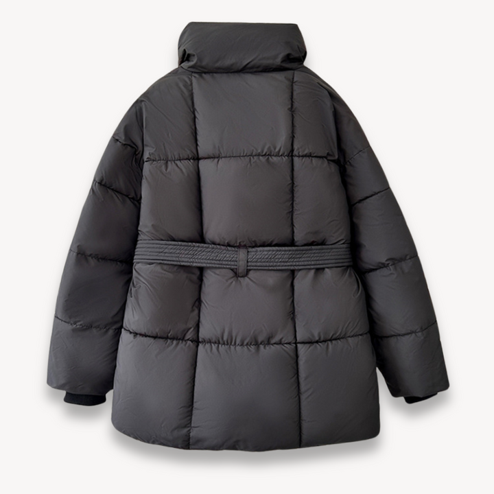 Loravelle | Belted Quilted Puffer Jacket for Women