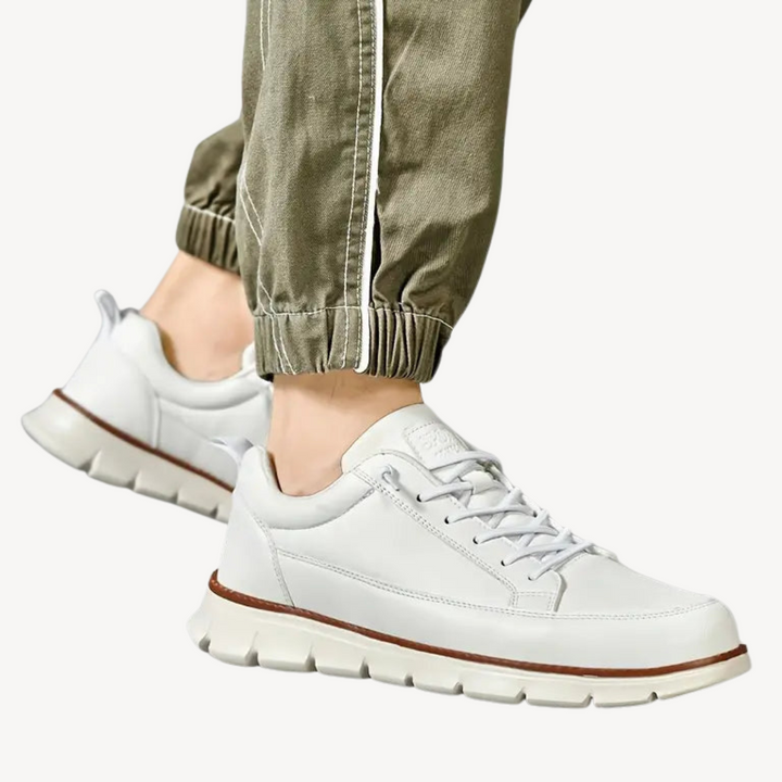 Orthopedic Leather Casual Sneakers for men | Loravelle