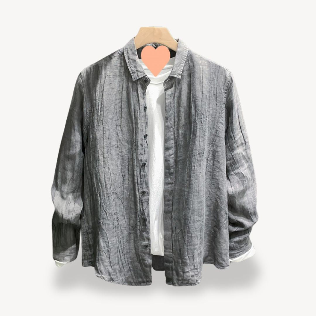 Relaxed Fit Linen Shirt Men | Loravelle