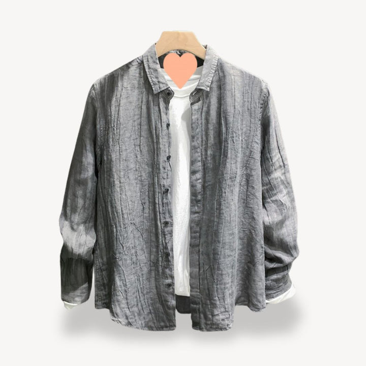 Relaxed Fit Linen Shirt Men | Loravelle