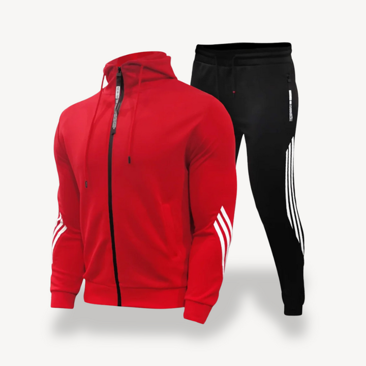 Men's Zip-Up Polyester Tracksuit | Loravelle
