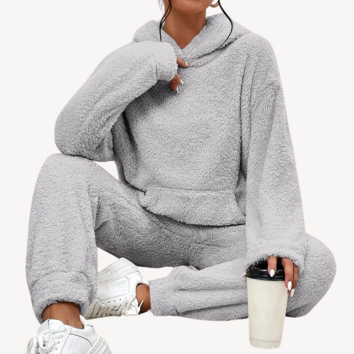 Women’s Fleece Loungewear Set Tracksuit | Loravelle