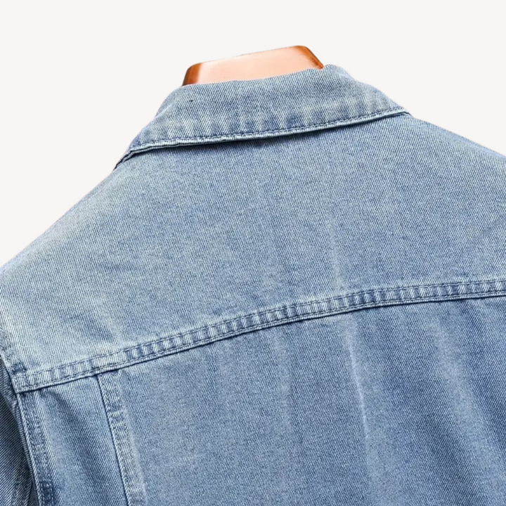 Light Blue Denim Jacket for Men | Loravelle