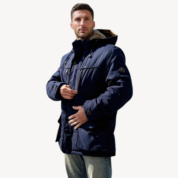 Fleece Lined Parka Jacket Men | Loravelle