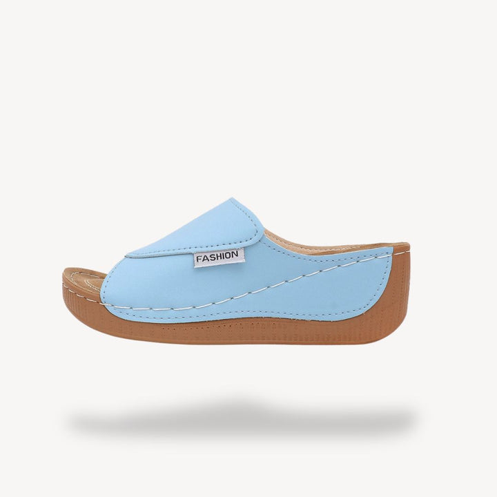 Leather Orthopedic Wedge Sandals Women | Loravelle