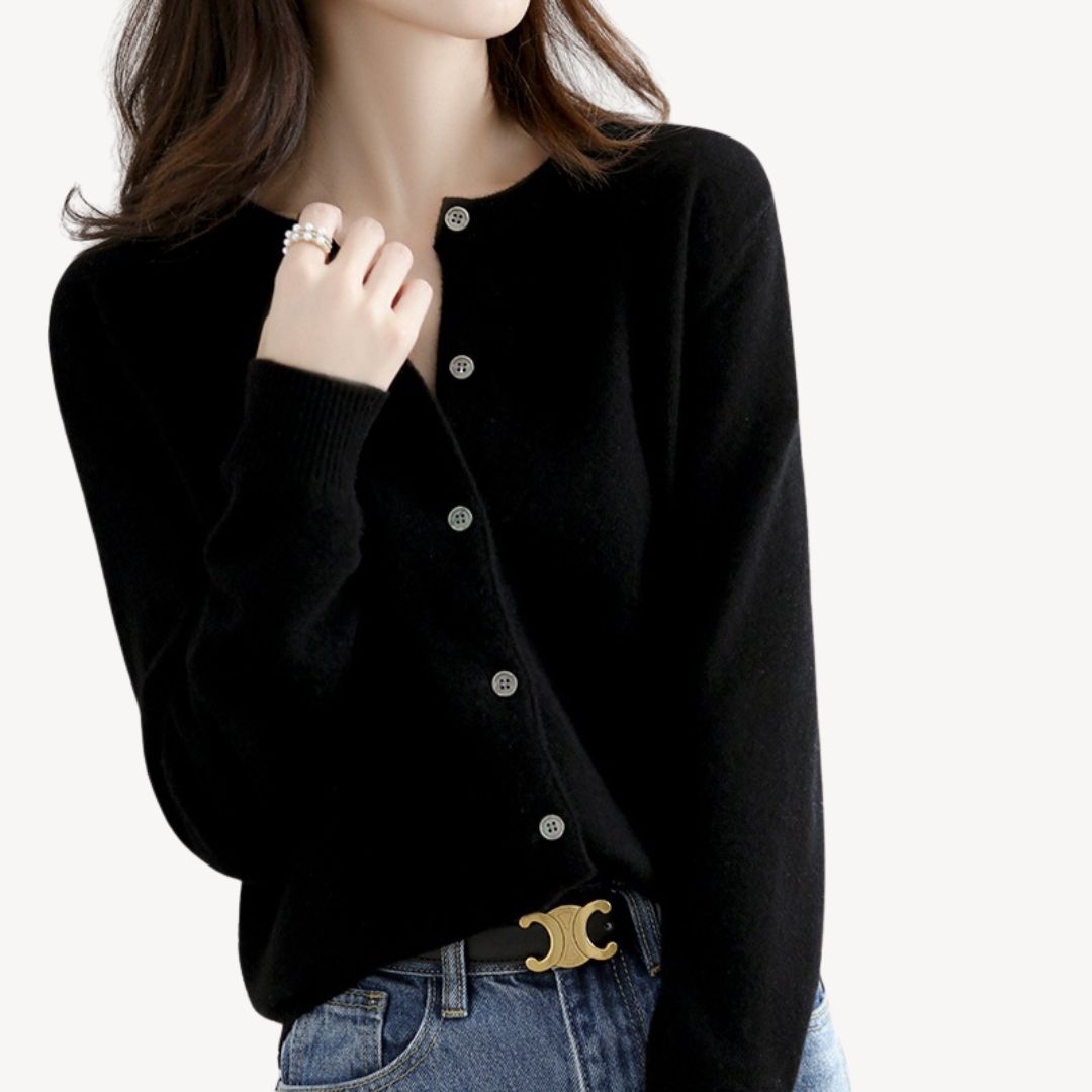 Women's Knit Button Front Cardigan | Loravelle