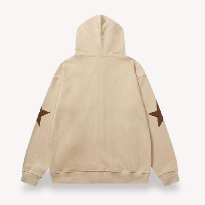 Men's Star Zip-Up Hoodie | Loravelle