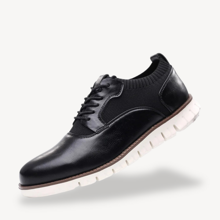 Men's Orthopedic Leather Walking Trainers | Loravelle