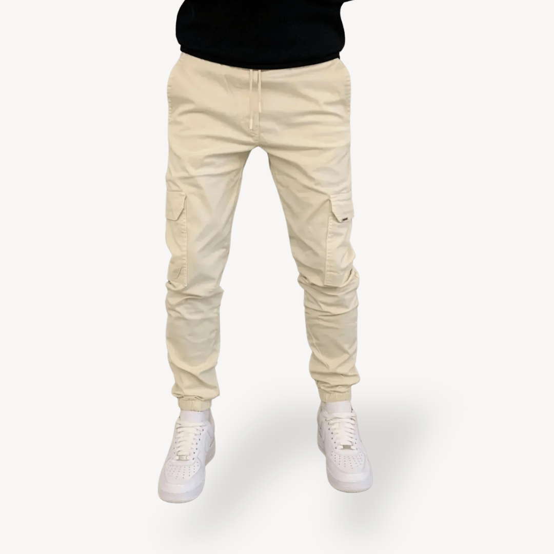 Men’s Cargo Jogger Pants Polyester Streetwear | Loravelle