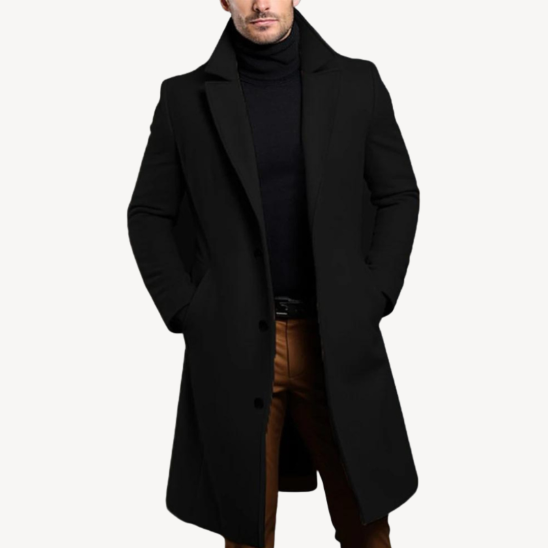 Wool Overcoat for Men | Loravelle