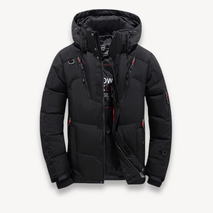 Loravelle | Warm Winter Jacket with Hood for Men