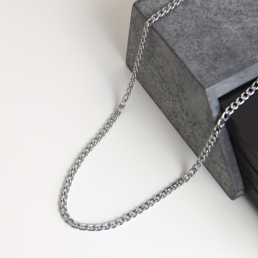 Men's Silver Chain Necklace | Loravelle