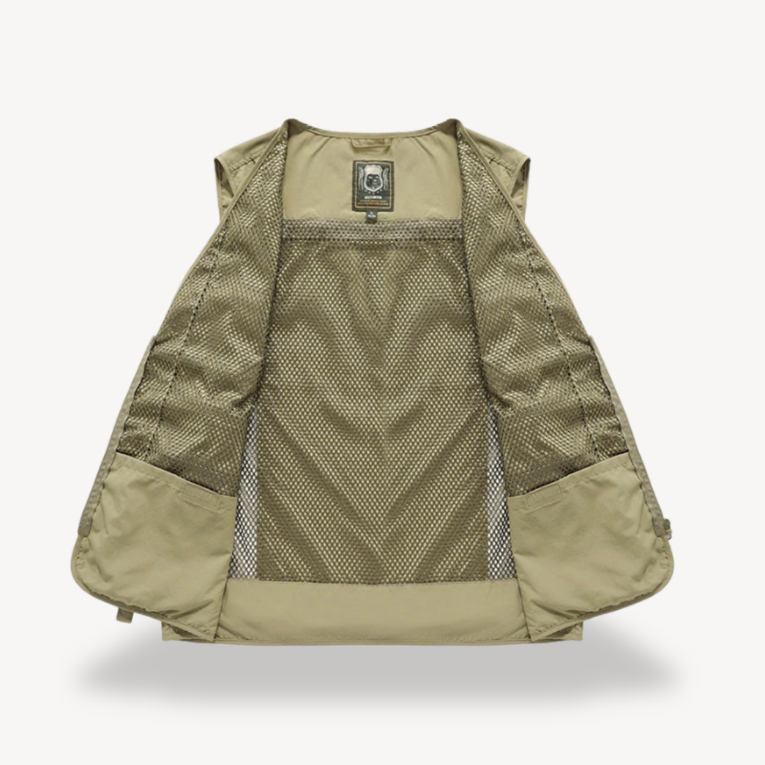 Men's Outdoor Fishing Vest with Pockets | Loravelle