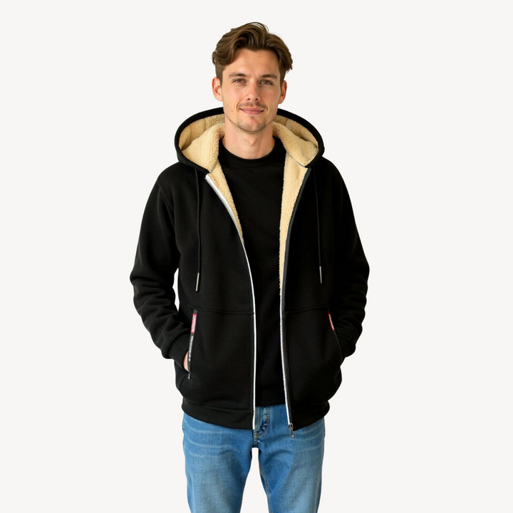 Men's Fleece-Lined Hoodie | Loravelle