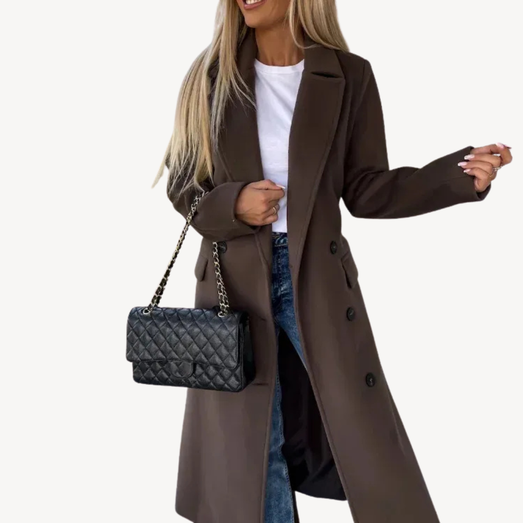 Women's Long Trench Coat | Loravelle
